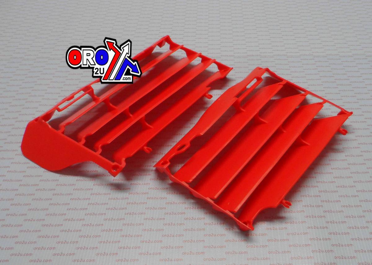 POLISPORT RED RAD LOUVERS/COVERS HONDA CRF450R 2013-2014