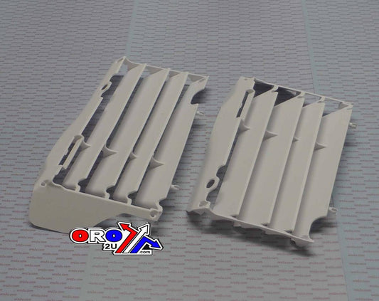 POLISPORT WHITE RAD LOUVERS/COVERS HONDA CRF450R 2013-2014
