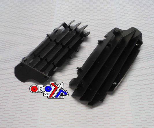 POLISPORT BLACK RAD LOUVERS/COVERS KAWASAKI KX250F 2013-2016
