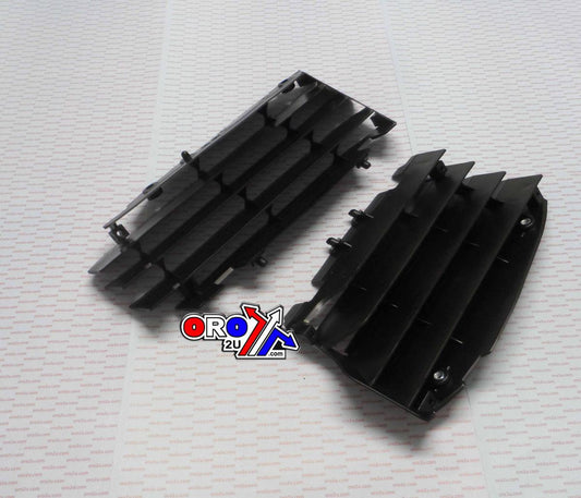 POLISPORT BLACK RAD LOUVERS/COVERS KAWASAKI KX450F 2012-2015