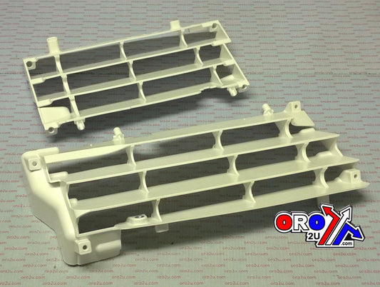 POLISPORT WHITE RAD LOUVERS/COVERS SUZUKI RM-Z450 2008-2017