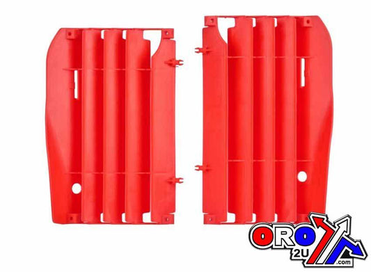 POLISPORT RED RAD LOUVERS/COVERS HONDA CRF250R 2010-2013