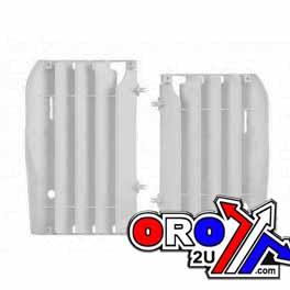 POLISPORT WHITE RAD LOUVERS/COVERS HONDA CRF250R 2010-2013