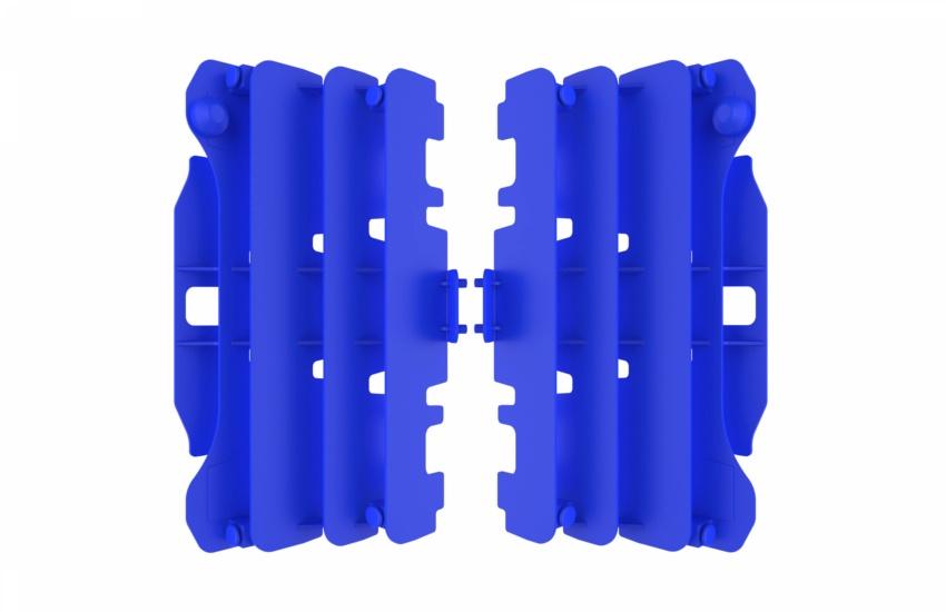 POLISPORT BLUE RAD LOUVERS/COVERS YAMAHA YZ250F 2007-2009, YZ450F 2007-2009
