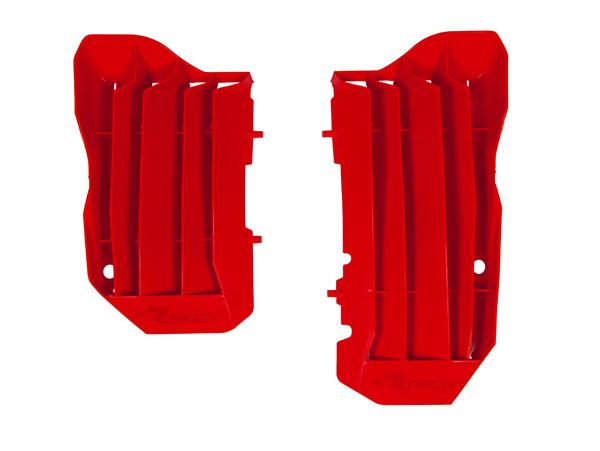 R-TECH RED O/S RAD LOUVERS/COVERS HONDA CRF250R 2018-2019, CRF250RX 2019