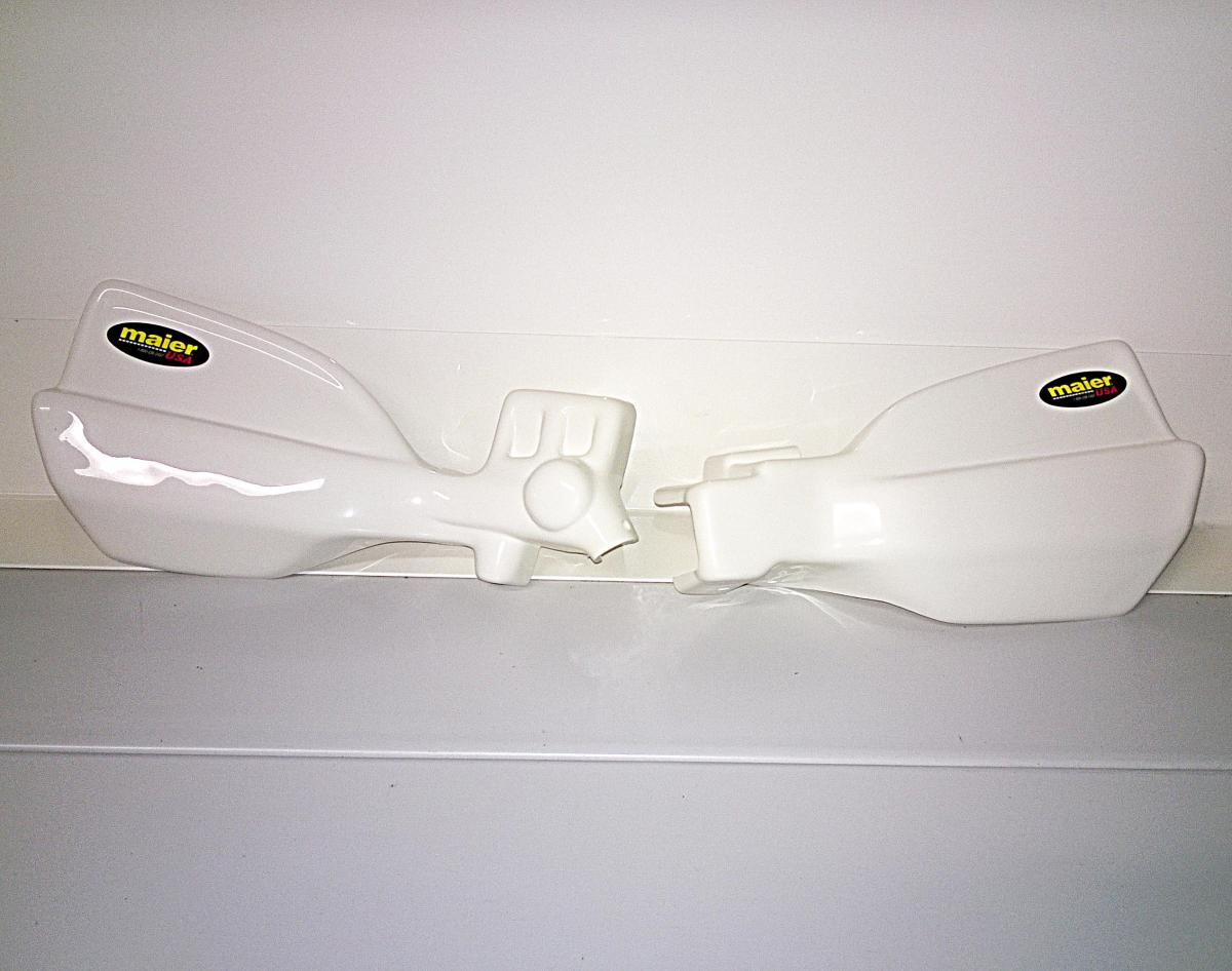 MAIER WHITE ATV HAND GUARDS HONDA TRX450R 2004-2005