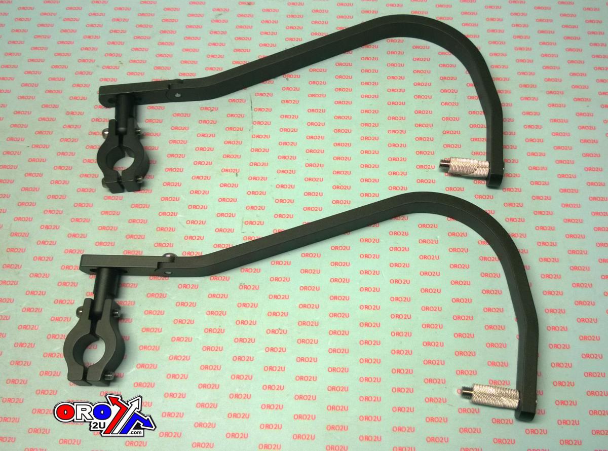 BLACK ALUMINUM BARK BUSTERS MX/ENDURO