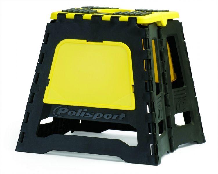 POLISPORT YELLOW FOLDING BIKE STAND