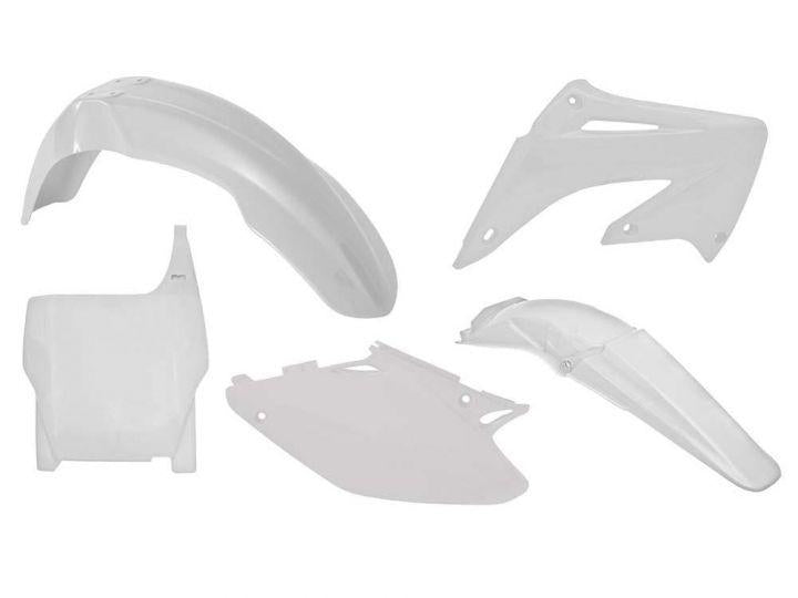 PLASTIC KIT/5 CR125/250 04-07 RACETECH KITCR0-BN0-503 WHITE