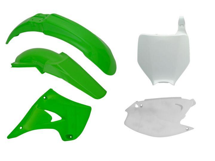 PLASTIC KIT/5 KX125/250 03-08 RACETECH KITKX0-OEM-503