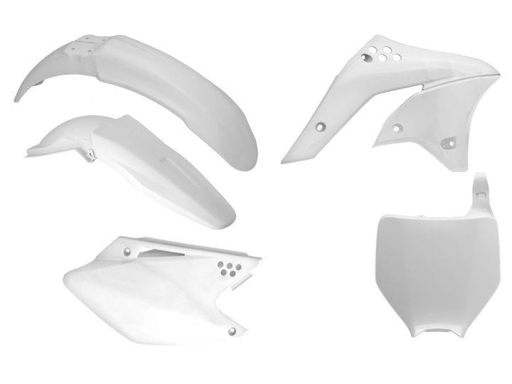 R-TECH WHITE PLASTIC KIT/5 KAWASAKI KX250F 2006-2008
