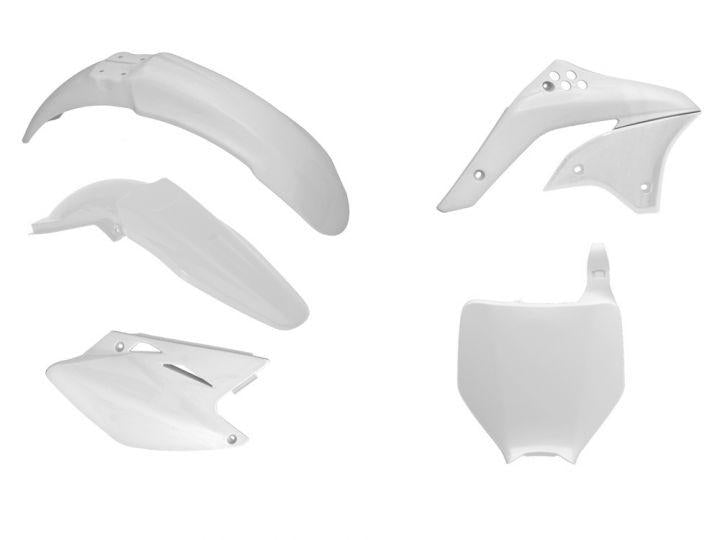 PLASTIC KIT/5 06-08 KXF450 WHT RACETECH KITKXF-BN0-506