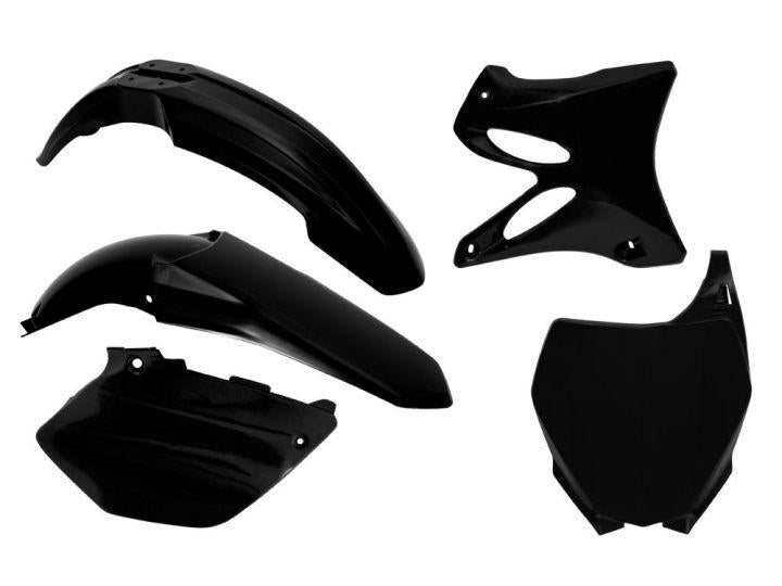 R-TECH BLACK PLASTIC KIT/5 YAMAHA YZ125 2006-2014, YZ250 2006-2014