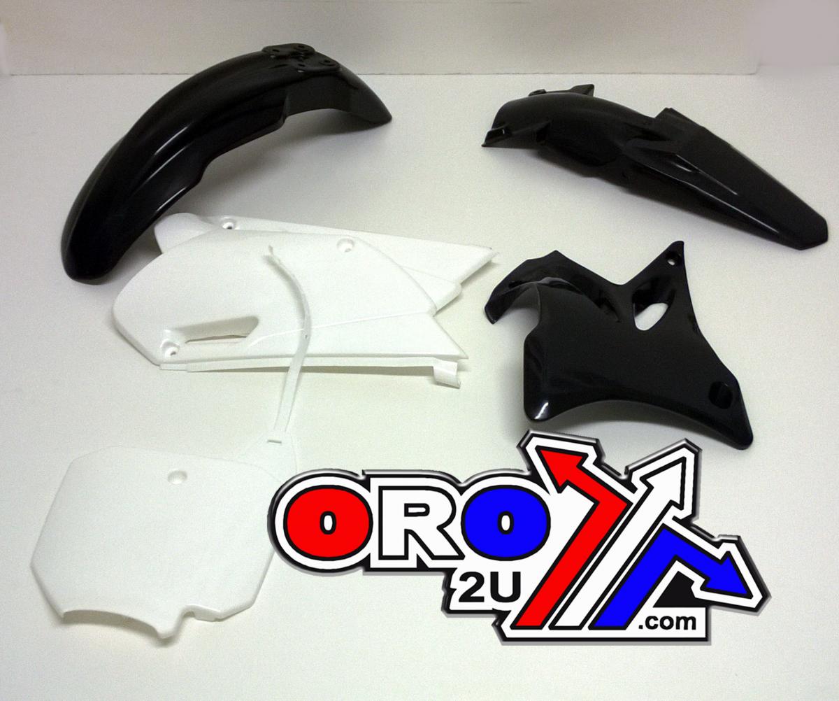 R-TECH BLACK PLASTIC KIT YAMAHA YZ85 2002-2014