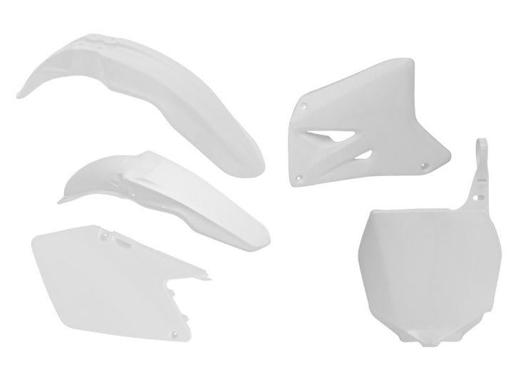 PLASTIC KIT/5 01-11 RM125/250 WHITE RACETECH KITRM0-BN0-502