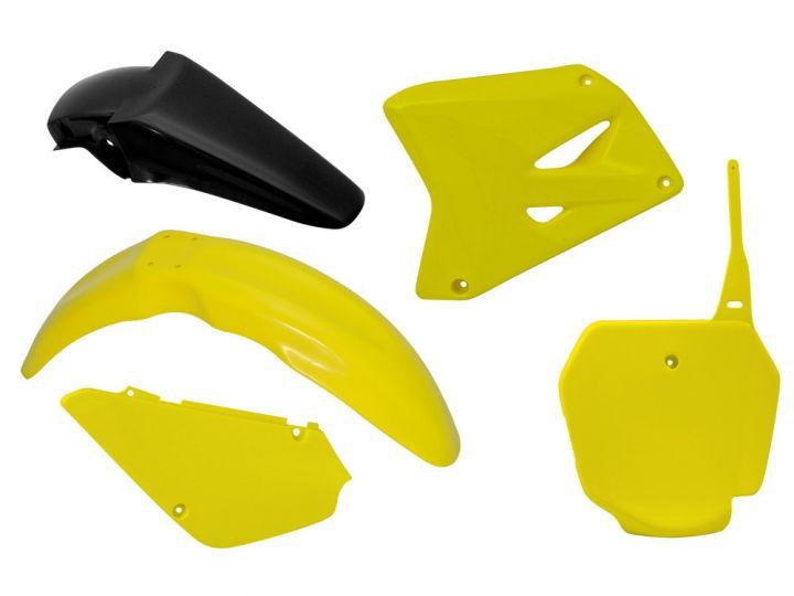 R-TECH OEM STYLE YELLOW PLASTIC KIT/5 SUZUKI RM85 2003-2024, OEM 2016