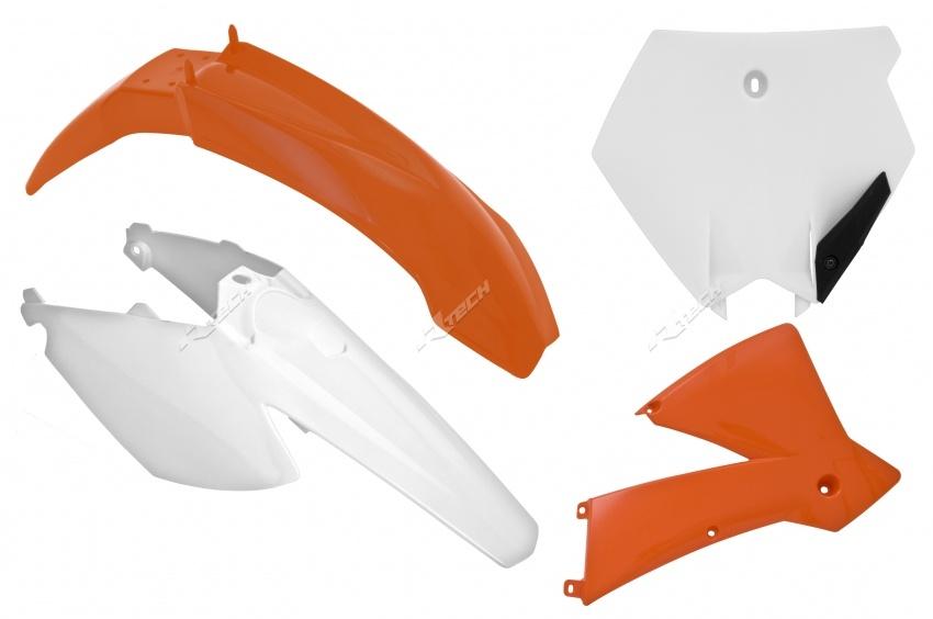 R-TECH OEM STYLE ORANGE PLASTIC KIT/4 KTM SX85 2006-2012