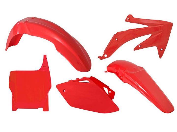 R-TECH RED PLASTIC KIT/5 HONDA CRF450R 2007