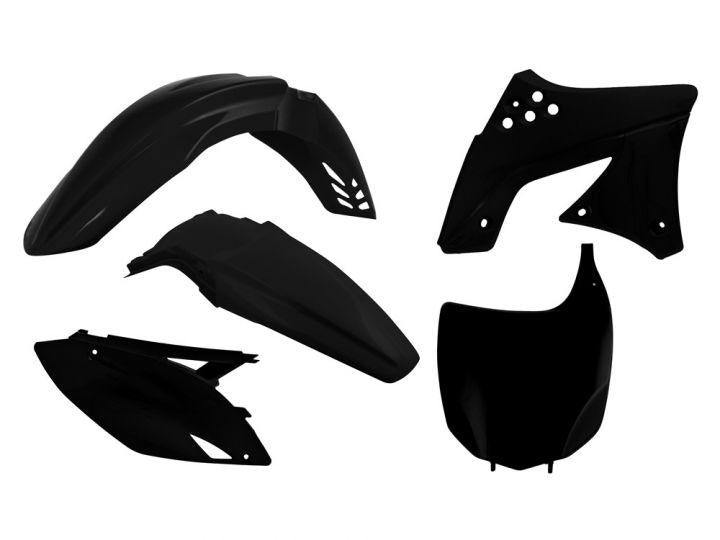 R-TECH BLACK PLASTIC KIT/5 KAWASAKI KX250F 2009-2012