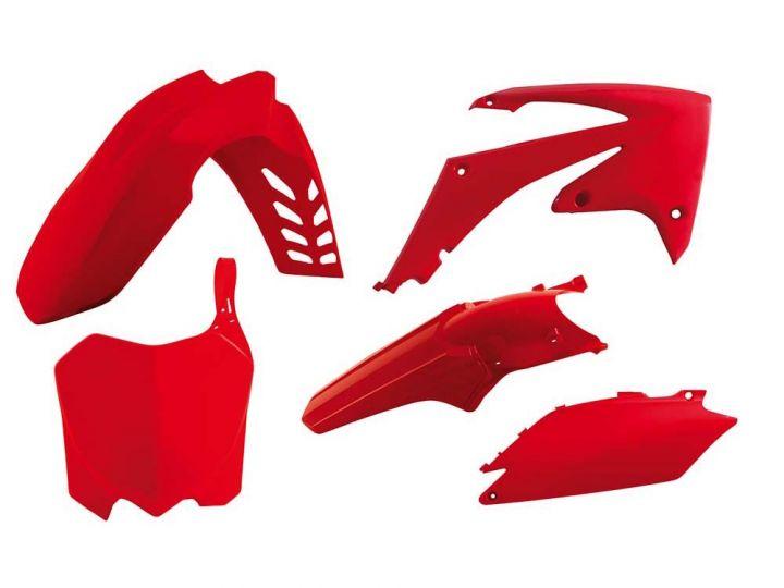 PLASTIC KIT/5 CRF250/450 11-12 RED RACETECH KITCRF-RS0-516