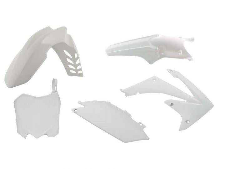 PLASTIC KIT/5 CRF25/450R 11-12 WHITE RACETECH KITCRF-BN0-516