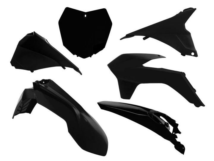 R-TECH BLACK PLASTIC KIT/6 KTM SX125/150 13-15, SX250 13-16, SX-F 13-15