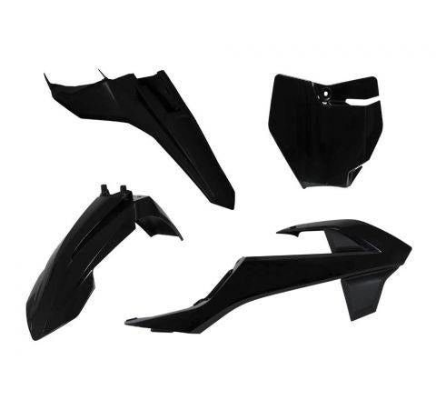 PLASTIC KIT/4 2016 KTM SX65 BLACK RACETECH KITKTM-NR0-500