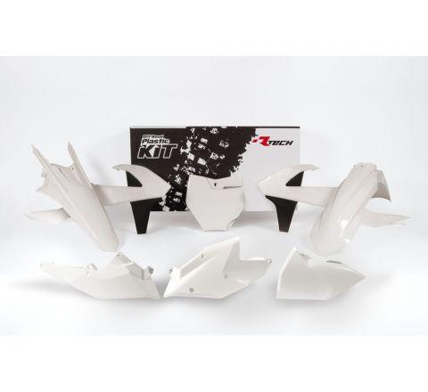 R-TECH WHITE PLASTIC KIT/6 KTM SX/SX-F 2016-2018, XC/XC-F 2017-2018