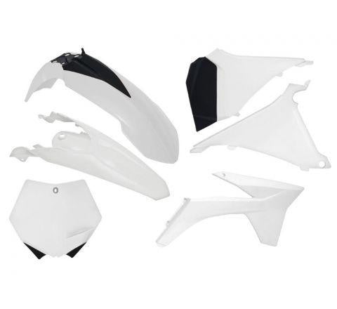 R-TECH WHITE PLASTIC KIT/6 KTM SX125/150/250 2011