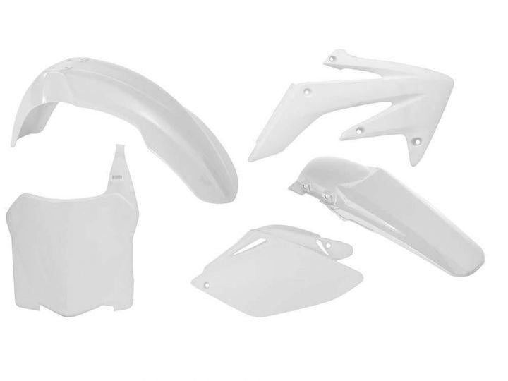 R-TECH WHITE PLASTIC KIT HONDA CRF250R 2008-2009