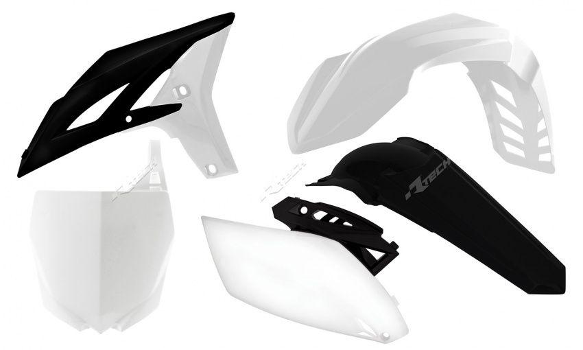 R-TECH WHITE PLASTIC KIT/5 YAMAHA YZ250F 2010-2013