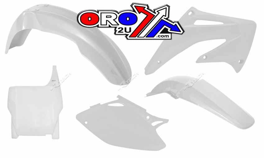 PLASTIC KIT/5 CRF450R 2004 WHITE RACETECH KITCRF-BN0-505
