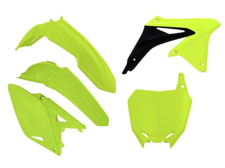 R-TECH NEON YELLOW PLASTIC KIT/5 SUZUKI RM-Z250 2010-2018