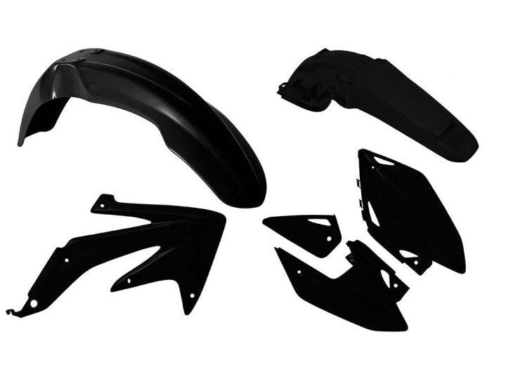 R-TECH BLACK PLASTIC KIT HONDA CRF450X 2005-2007