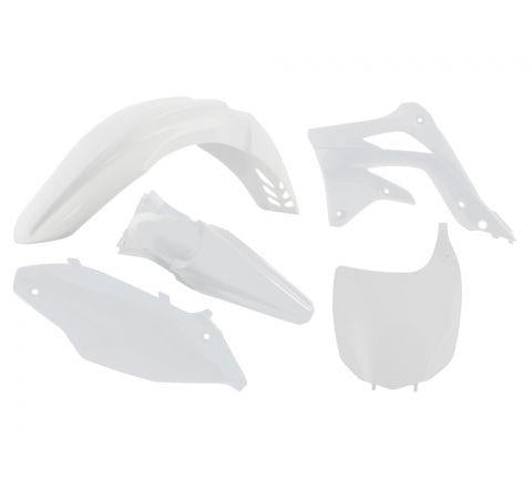 R-TECH WHITE PLASTIC KIT/5 KAWASAKI KX450F 2012