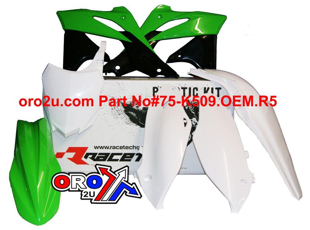 R-TECH OEM STYLE PLASTIC KIT/5 KAWASAKI KX250F 2013-2016