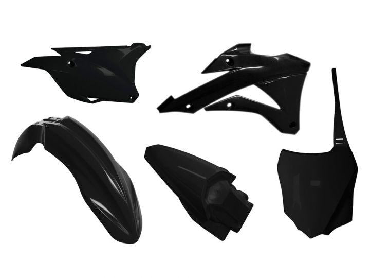 PLASTIC KIT/5 14-16 KX85 BLACK RACETECH KITKX0-NR0-518