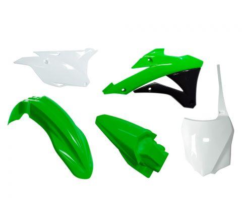 R-TECH OEM 16 STYLE PLASTIC KIT/5 KAWASAKI KX85 2014-2021, KX100 2014-2021