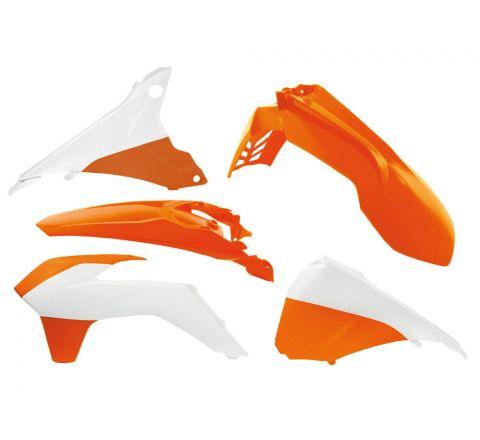 R-TECH OEM 15 STYLE PLASTIC KIT KTM EXC/EXC-F 2014-2016, VENTED FRONT FENDER