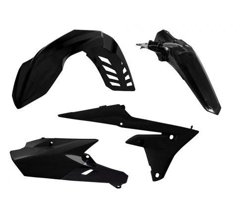 R-TECH BLACK PLASTIC KIT/4 YAMAHA WR250F 2015-2019, WR450F 2016-2018
