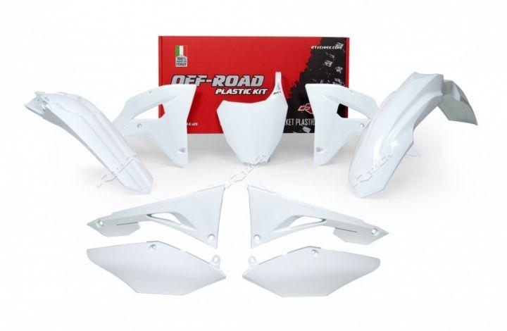 R-TECH WHITE PLASTIC KIT/6HONDA CRF250RX 2019, CRF450RX 2017-2018