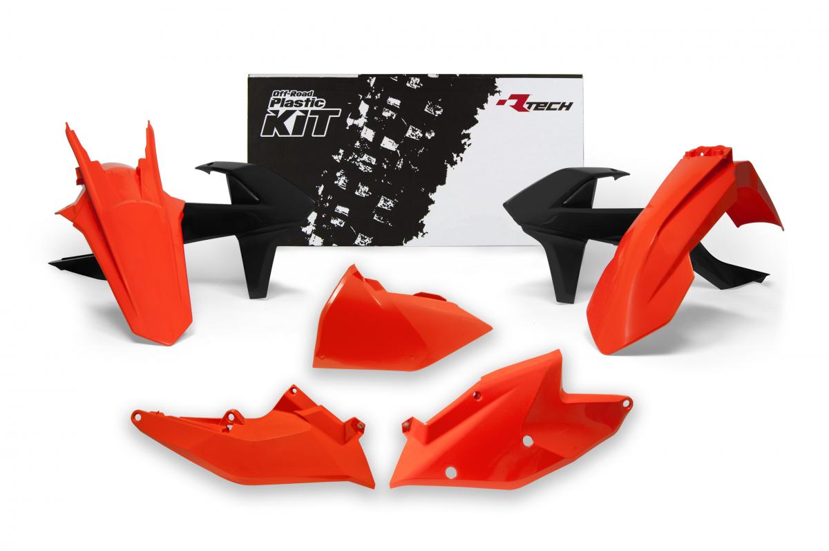 R-TECH OEM17 STYLE PLASTIC KIT/5 KTM EXC/EXC-F 250-500 17-19, XC-W 125/150 17-19