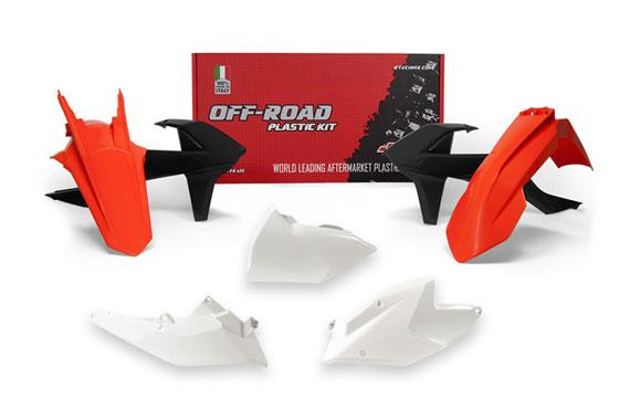 R-TECH OEM18 STYLE PLASTIC KIT/5 KTM EXC/EXC-F 250-500 17-19, XC-W 125/150 17-19