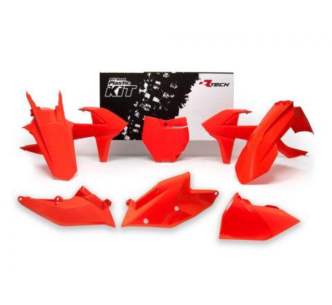 R-TECH ORANGE PLASTIC KIT/6 FACTORY EDITION KTM SX/SX-F 16-18, XC/XC-F 17-18