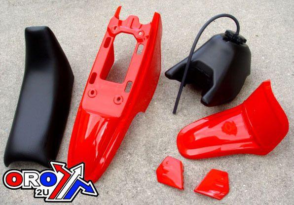 SEAT + RED TANK & FENDER KIT YAMAHA PW50
