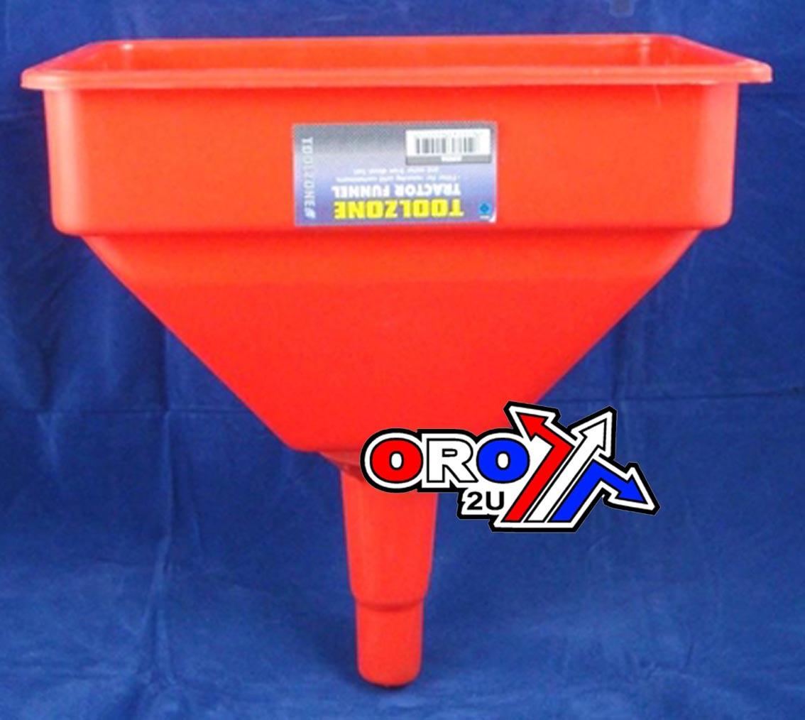 12" LARGE ORANGE FUNNEL WITH FILTER