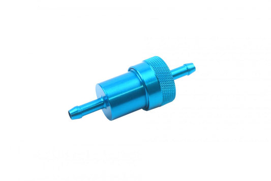 BLUE 1/4" ALLOY FUEL FILTER