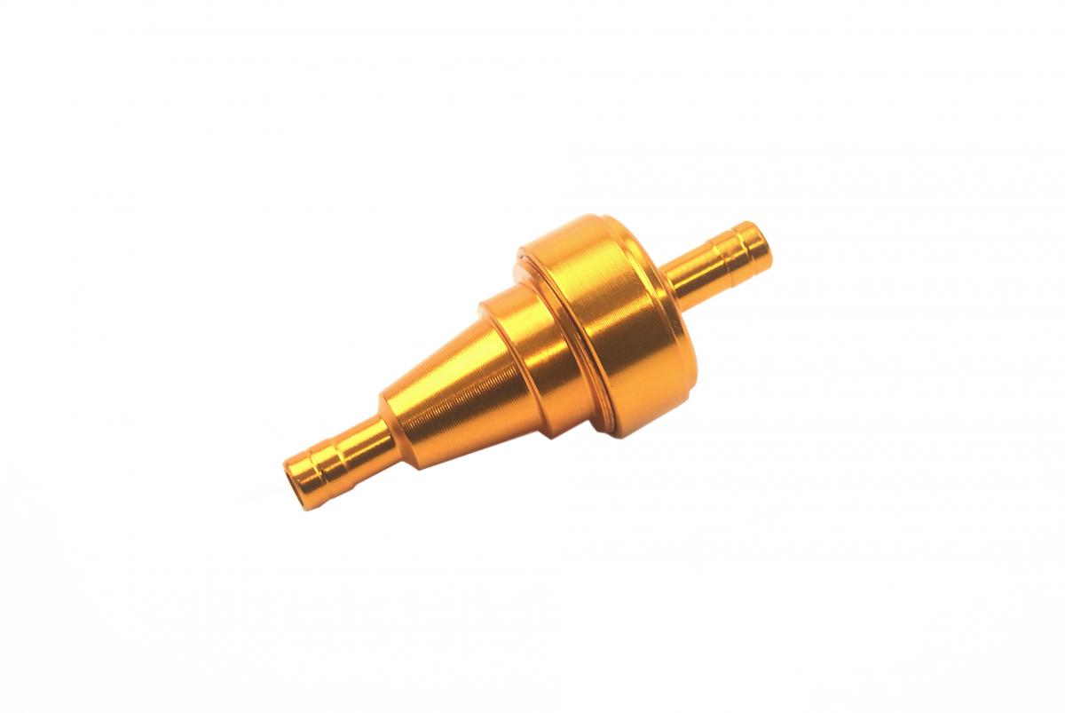 GOLD SMALL ALUM FUEL FILTER