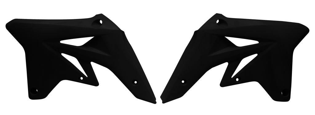 R-TECH BLACK RADIATOR SCOOPS SUZUKI RM-Z250 2007-2009