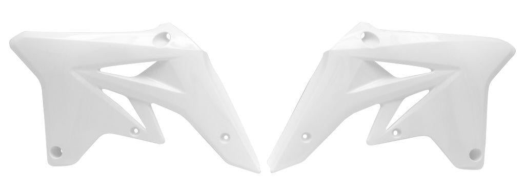 R-TECH WHITE RADIATOR SCOOPS SUZUKI RM-Z250 2007-2009